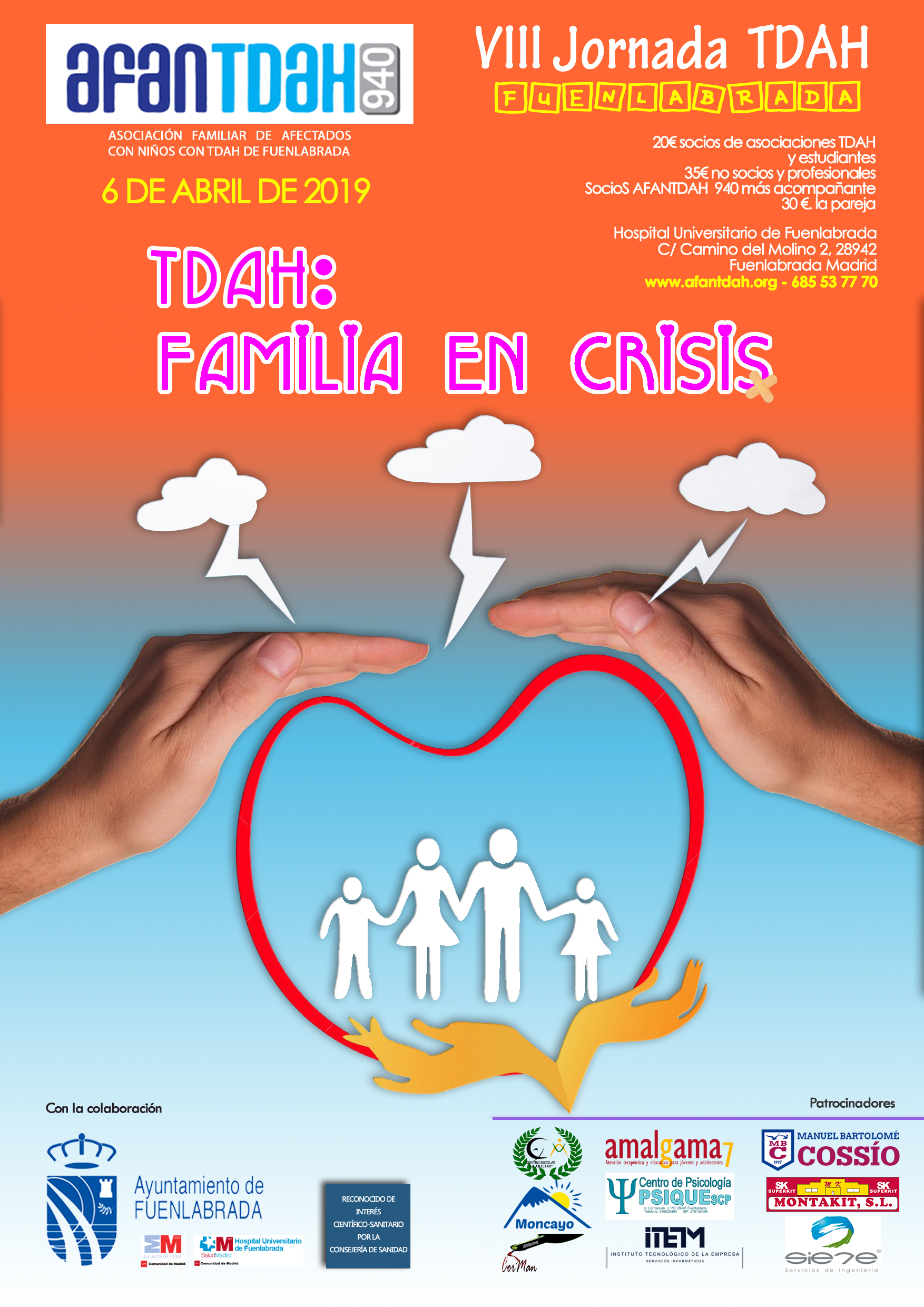 Finalizó la VIII Jornada: &quot;TDAH: familia en crisis...&quot; 2019
